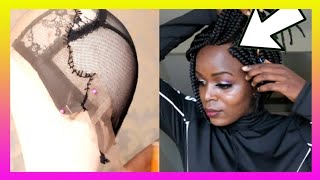 How To Make Lace Frontal Wig Cap {Lace Frontal Braided Wig}