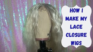 How I Make My Lace Closure Wigs | Ft. Fabeauty Hair (Amazon) || Ceethababe