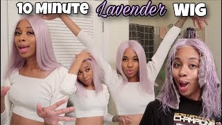 How To Color 613 Hair Lavender In 10Mins! Ft. Isee Hair Company