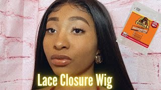 Making A Lace Closure Wig Using Gorilla Glue