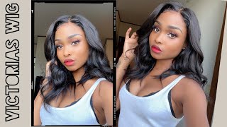 Easy Loose Curls On A 16 Inch Glueless Lace Front Wig | Victorias Wig