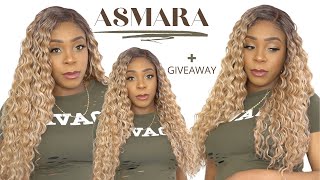 Outre Synthetic Hair Sleeklay Part Hd Lace Front Wig - Asmara +Giveaway --/Wigtypes.Com