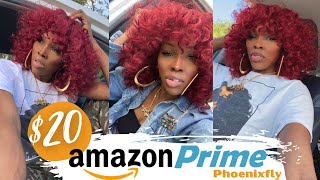 Cheap Amazon Wig For $20 | 5 Min Hair Do | Phoenixfly Wigs #Amazonwig #Amazonfinds