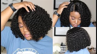 Juicy Curls I Affordable Curly Short Bob Wig | Preplucked & Bleached Knots | Ririhair