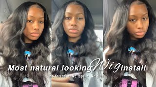 Detailed U - Part Wig Install| Wiggins Hair