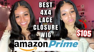 Beginner Friendly 4X4 Lace Closure Wig Install + Wig Review Ft. Ali Lumina On Amazon