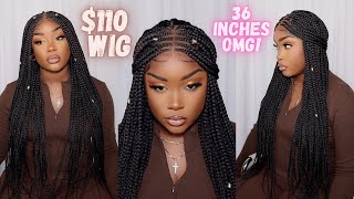 Wow! Installing A 4*4 Hd Lace Pre-Braid Amazon Wig! | Outre Feed In Box Braid Wig | Amazon Prime