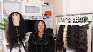 Raw Cambodian Hair Raw Indian Hair Lace Frontal & Lace Closure Wigs