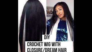 Diy Crochet Wig With Lace Closure/Braided Hair