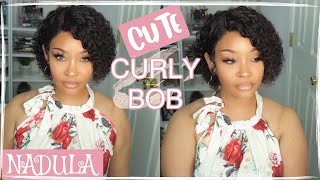 Super Cute Curly Bob Wig Ft. Nadula Hair