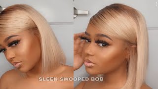 Sleek Swoop Bob| 613 Wig Install