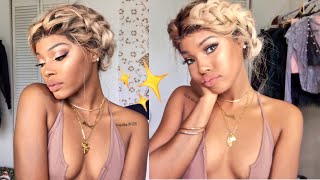 Braided Crown Tutorial On Lace Frontal | Quick, Cute Styles For Class