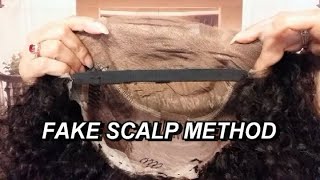 Fake Scalp Method How To Hide The Knots On Lace Frontal Wig Original Queen Bob Wig