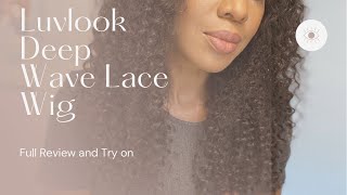 A Lace Front Wig From Amazon? Luvlook Deep Wave Lace Wig