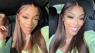 Must Have| Chocolate Brown Wig Install+Review | Alipearl Hair