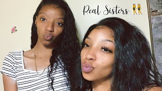 Turning My Sister Into Me ‍♀️ | Ft. Wiggins Hair✨