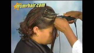 How To Apply Lord & Cliff Fusion Hair Extension Part#5