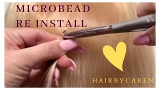 Reinstall Or Refit Microbead Extensions