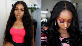 *New* Fake Scalp? Bomb Affordable Silk Base Brazilian Body Wave Lace Front Wig | Asteria Hair