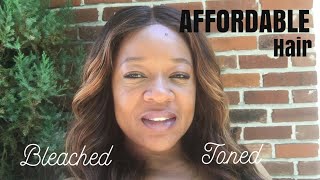 Affordable Hair Bleached & Toned | Wiggins Hair