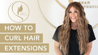 How To Curl Hair Extensions