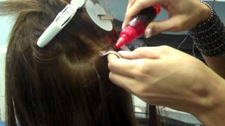 Cold Fusion And Tape Method Hair Extensions