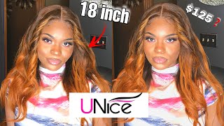 Installing Affordable Fake Scalp Highlighted 4X4 Closure Wig Ft Unice Hair(Hair Review)#Itsmileah