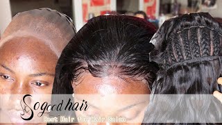 Salon'S Choice| High Quality & Affordable Virgin Hair Lace Frontal+ Bundles Sew In Ft Sogoodhai