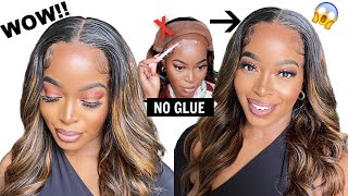Wow Natural Skin Melt Lace Wigno Glue Scalp ‼️Fake The Bald Cap Method Ft. Beauty Forever Hair