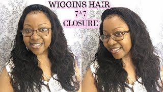 Wiggins Hair  7*7 Closure No Need For A Frontal | No Glue Wig Install