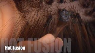 How To: Apply Hot Fusion Hair Extensions