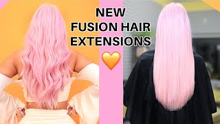  Pink Fusion Hair Extensions Makeover