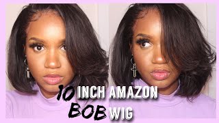 13 X 4 10 Inch Amazon Bob Wig | Affordable Wig Review | Megalook Hair