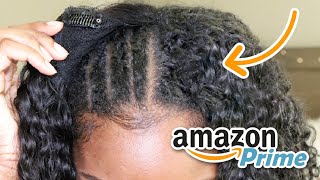 Omg Look What I Found On Amazon Prime | Natural Part, No Leave Out | Glueless Wig | Feat. Unice