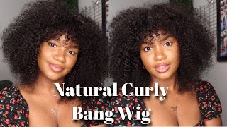 Curly Bang Wig | Affordable Amazon Wig | Under $100 |