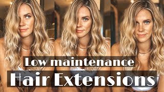 Hair Extensions | See How Low Maintenance My Great Lengths Extensions Are! | Part 1