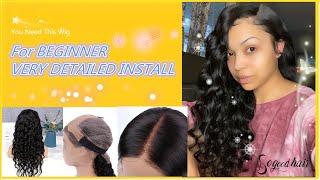 Beginner Friendly Fake Scalp Lace Frontal #Wig Install | Quality Affordable Wigs Sogoodhair
