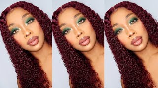 This 99J Curly Wig Tho !! Perfect Hair For The Summer Time!! - Supernova Hair