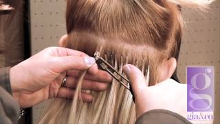 Application Of Hairdreams Hair Extensions