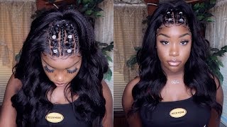 Diy Braid & Melt  Pre-Made Fake Scalp Wig ! | Ywigs