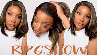 Easy Bob Wig | Pre Plucked Frontal Wig | No Glue Beginner Friendly Wig Install| Ft.Rpgshow Lifestyle