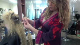 Curly Fusion Hair Extensions Boston