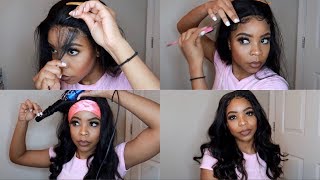 Step By Step Closure Melt! Looking Like A Frontal | Wiggins Hair Body Wave Wig