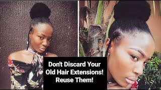 This Is Exactly How To Reuse Your Old Hair Extension! | Easiest Diy Method|