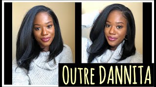 A Fake Scalp Lace Wig Install For Beginners- Outre  Perfect Hairline Hd  Lace Front Wig Dannita