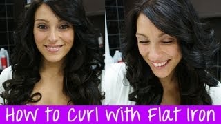 How To Curl Hair Extensions With A Flat Iron - Instant Beauty Hair Extensions