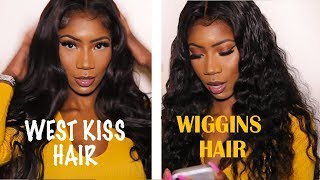 2 Different Wigs | West Kiss Hair Body Wave Vs. Wiggins Hair Loose Deep Wave | Reviews