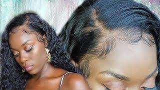 Easy Transparent Lace Wig Slay ! For Beginners | Preplucked Natural Hairline Ft Yolissa Hair