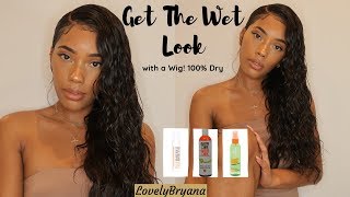 How To Get Wet Look Lasting? Dry With Wet Illusion&Movement!| Lovely Bryana X Hairvivi