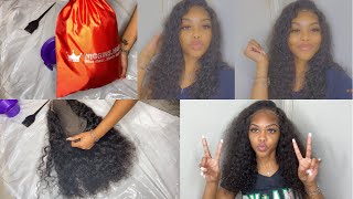 $115 Water Wave Wig | Wiggins Hair | 5X5 Closure Wig | Wig Sale